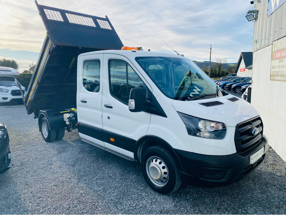 2021 Ford Transit 2.0TDCI 350 DOUBLE CAB 7 SEATER TIPPER  ( 2021 REG ) €31,800
