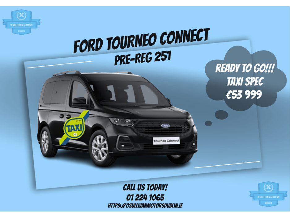 2025 Ford Tourneo Connect /PRE-REG 251/7 SEATER/AUTO €53,999