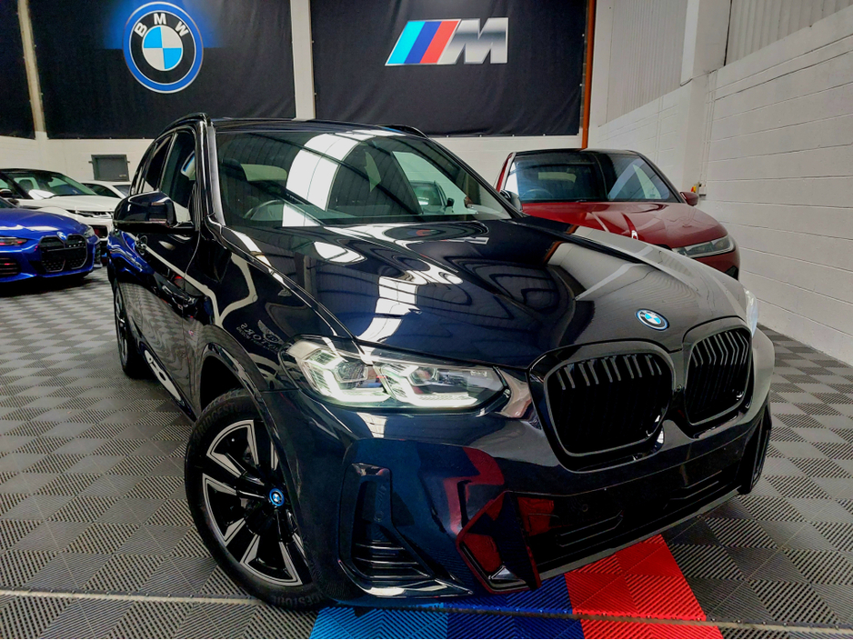 2022 BMW iX3 222 iX3 (NEW MODEL)  M SPORT --- PANORAMIC  SUNROOF --COMFORT PACK-- DRIVER ASSIST PROF PACK --- PARK ASSIST PACK -- ELECTRIC SEATS --- VISIBILITY PACK ---HIGH BEAM ASSIST - WIRELESS CHARGER €31,995