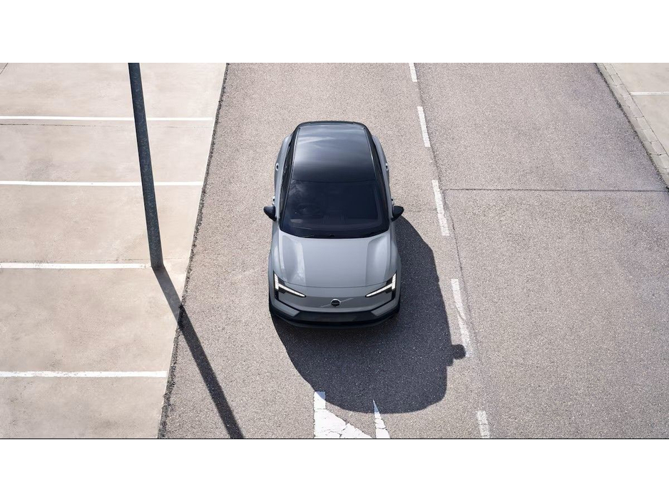 2026 Volvo EX30 Vapor Grey Extended Range Plus with Indigo interior