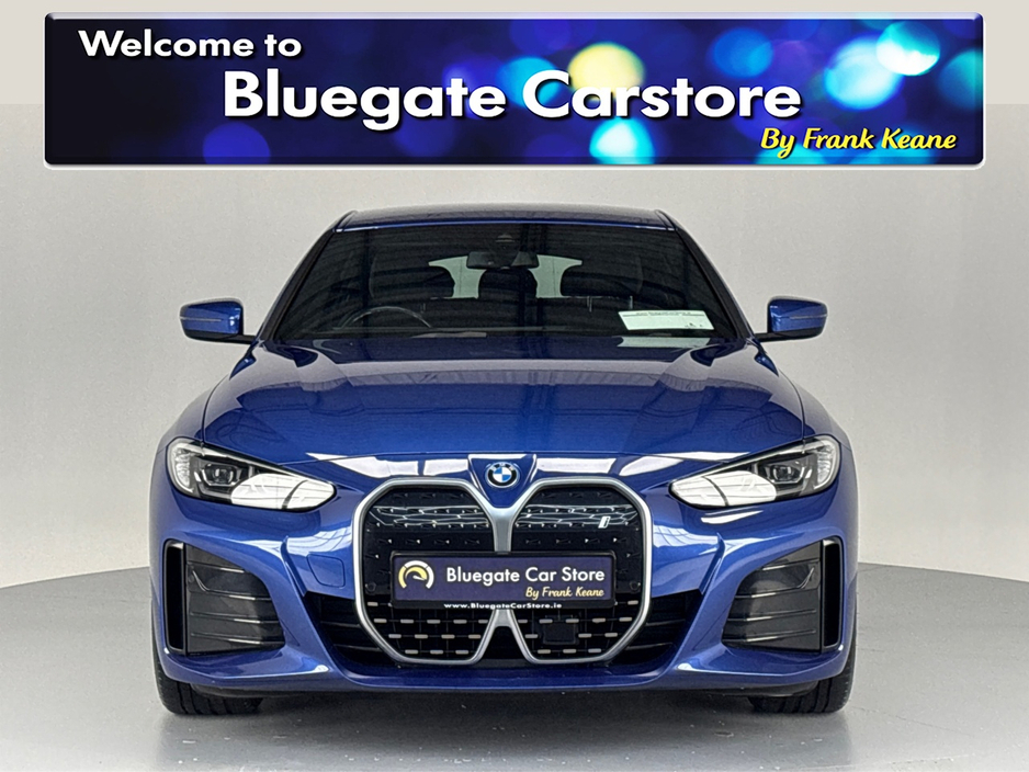 2022 BMW i4 EDRIVE40 M SPORT **LEATHER HEATED SEATS**MULTIFUNCTIONAL STEERING WHEEL**FULL DIGITAL DASH**CRUISE CONTROL**APPLE CAR PLAY**DRIVE MODES**AUTO LIGHTS**AUTO HOLD**ELECTRIC TAILGATE**ISOFIX** €35,795