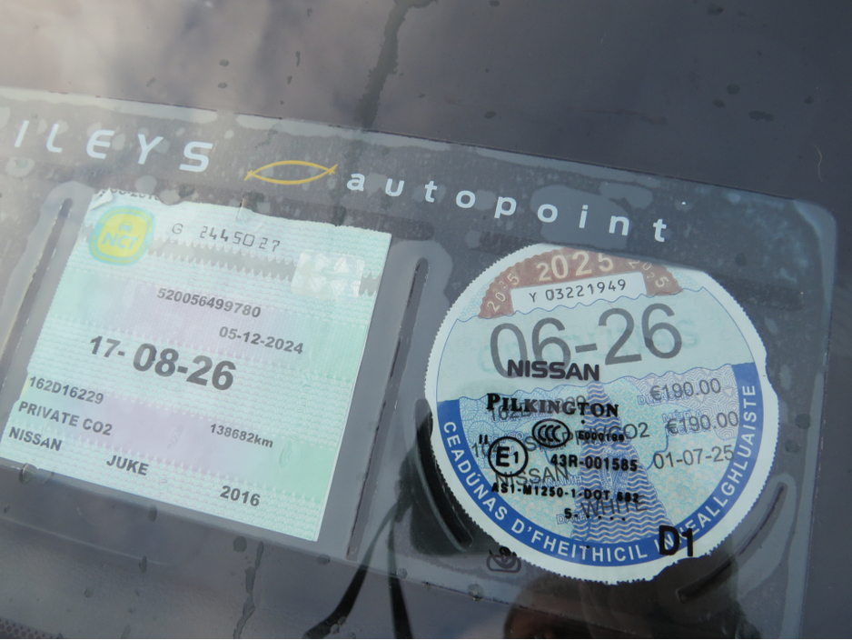 2016 Nissan Juke 1.5 DSL 5DR SPORT SV MODEL IN WHITE €6,999