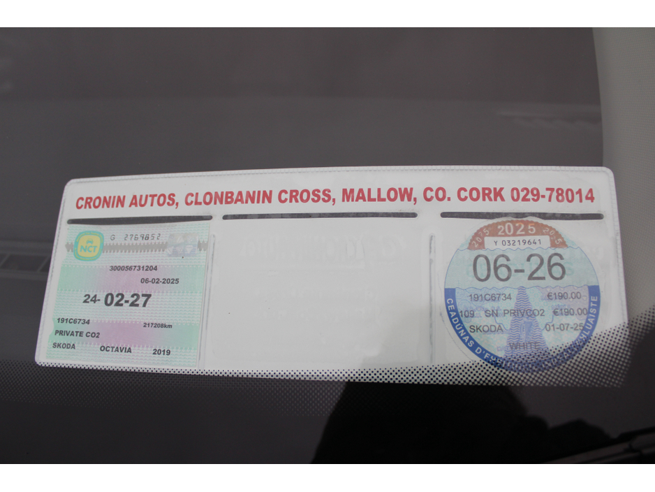 2019 Skoda Octavia STYLE 1.6 TDI 115HP 4DR €14,295