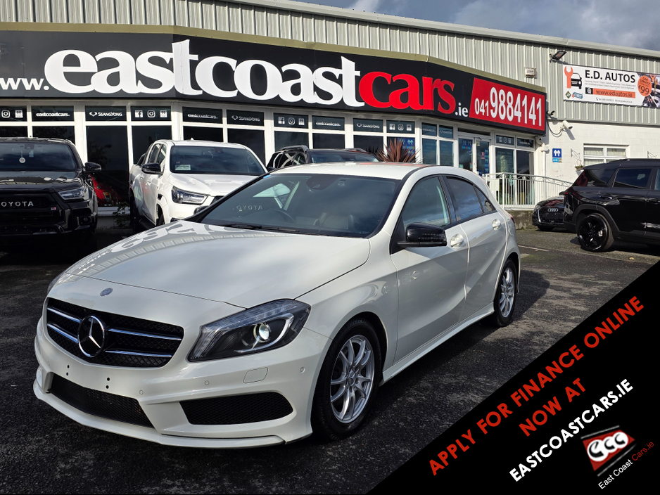 2013 Mercedes-Benz A Class ( 132 REG ) A180 AMG INTERIOR FULL LEATHER  HEATED ELECTRIC SEATS / HI SPEC  LOW ROAD TAX BAND / SIMI DEALER €13,450