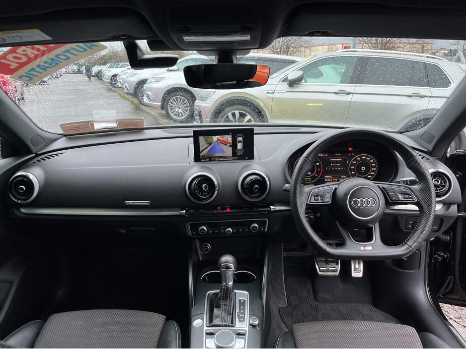 2019 Audi A3 SPORTBACK S-SLINE AUTOMATIC 1.4 PETROL //LOW MILES//HALF LEATHER HEATED SEATS//REVERSE CAMERA//KEYLESS ENTRY//ADAPTIVE CRUISE CONTROL// €23,950