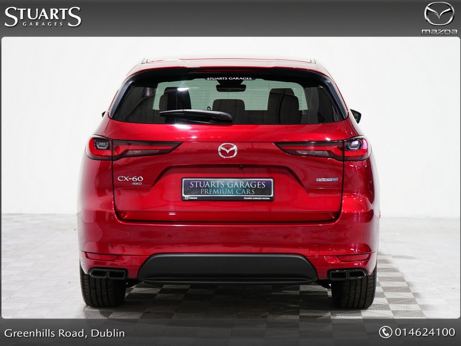 2022 Mazda CX-60 2.5 PHEV 327PS HOMURA, *JUST LISTED*HIGH SPEC* DRIVERS ASSISTANCE PACK, CONVENIENCE PACK, PAN PACK* SOUL RED CRYSTAL WITH BLACK LEATHER , RADAR CRUISE €38,945