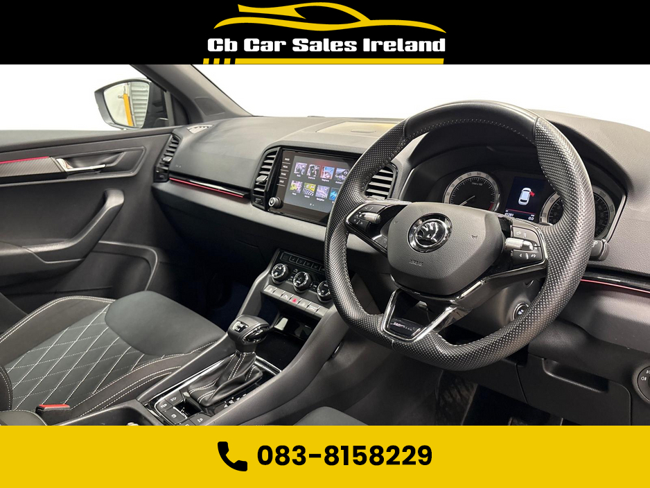 2022 Skoda Karoq 2.0 TDI SportLine SUV 5dr Diesel DSG 4WD Euro 6 (s/s) (150 ps) 1 OWNER + GLASS SUNROOF + REVERSE CAMERA + HEATED SEATS €39,900