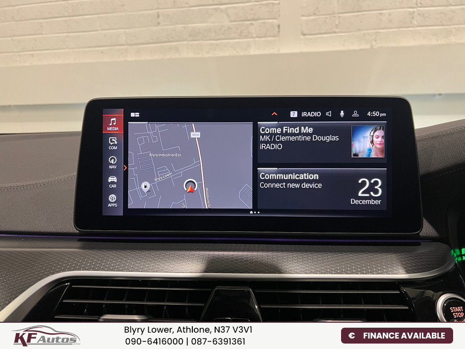 2022 BMW 5 Series 520d G30 LCI M Sport 2L Diesel 190bhp 4dr Auto - 222 Reg €42,995