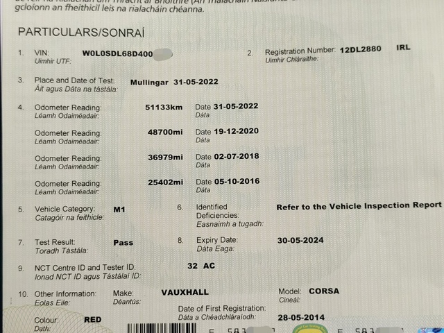 2012 Vauxhall Corsa 1.4 I SE 5DR AUTO €6,500