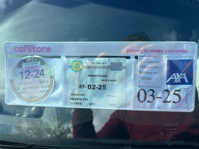 2019 Toyota Vitz KSP130 5DR AUTO €14,000